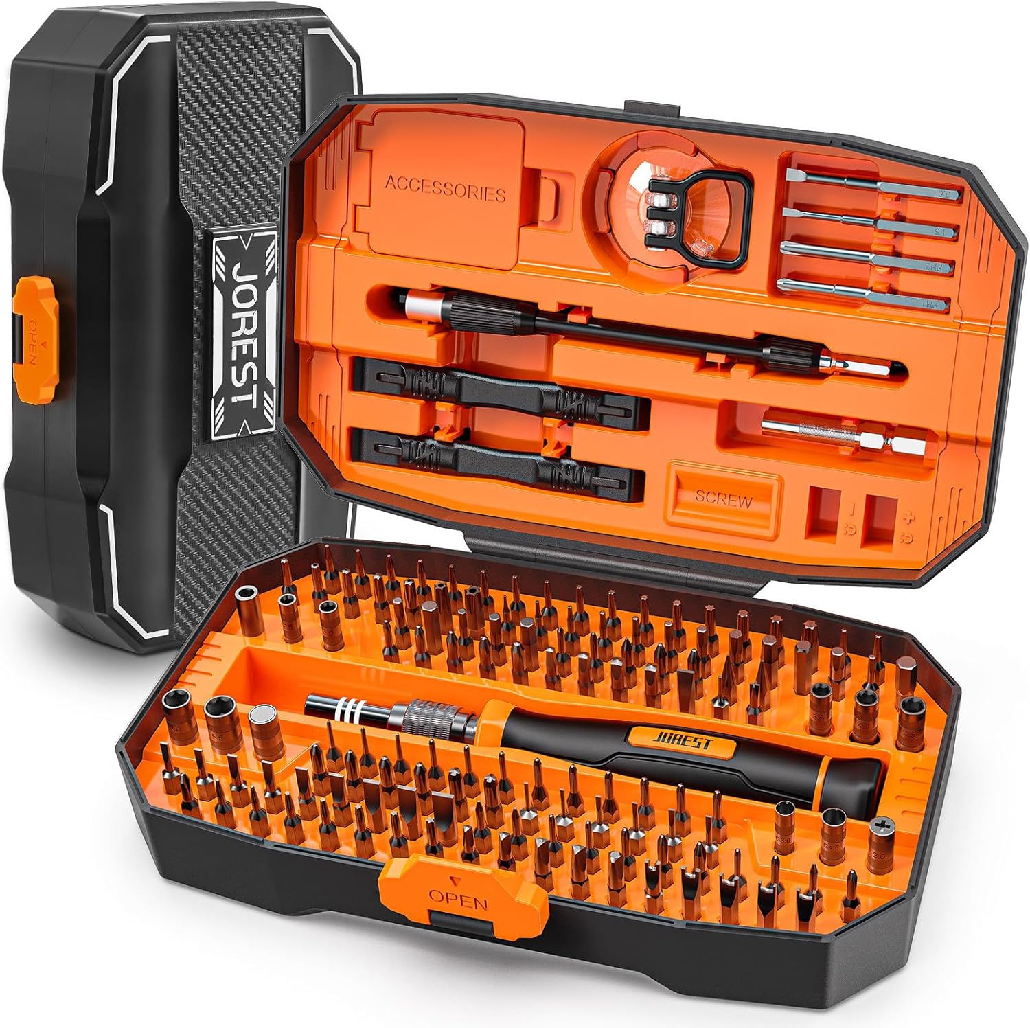 JOREST 152-in-1 Magnetic Precision Screwdriver Set for Electronics